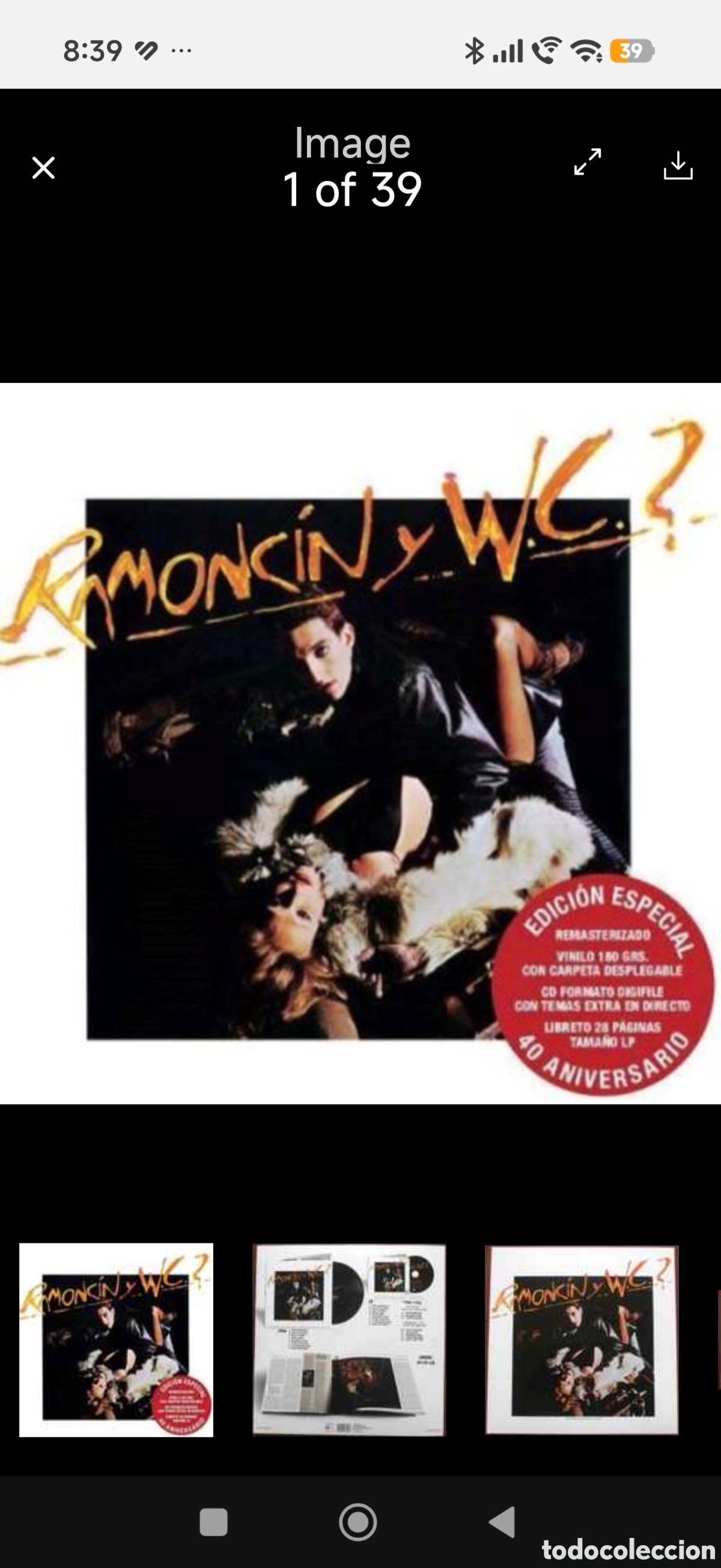 Discos de vinilo: Ramoncin Y WC?: Ramoncin wc LP+CD - Foto 1