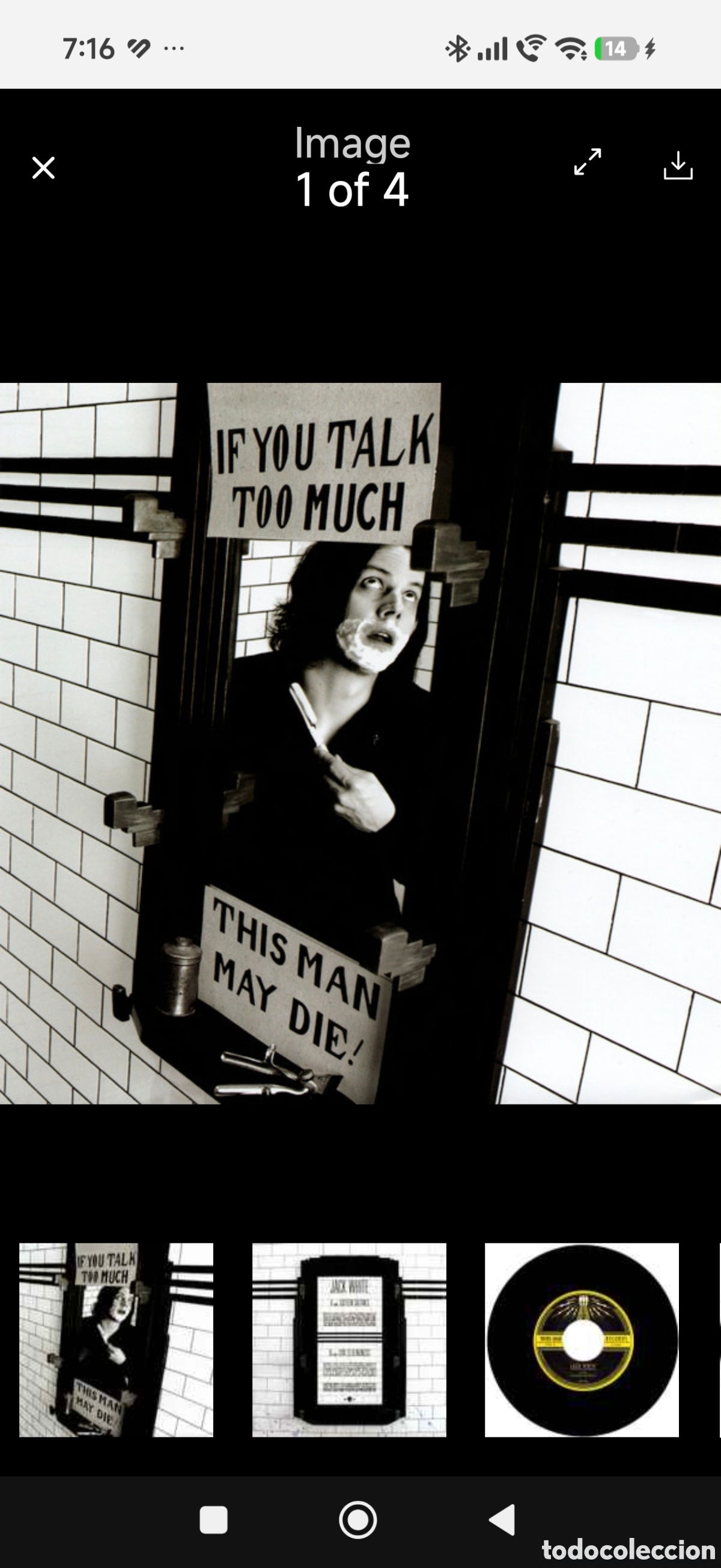 Discos de vinilo: Jack White: Sixteen Saltines Single 7&rdquo; 45Rpm