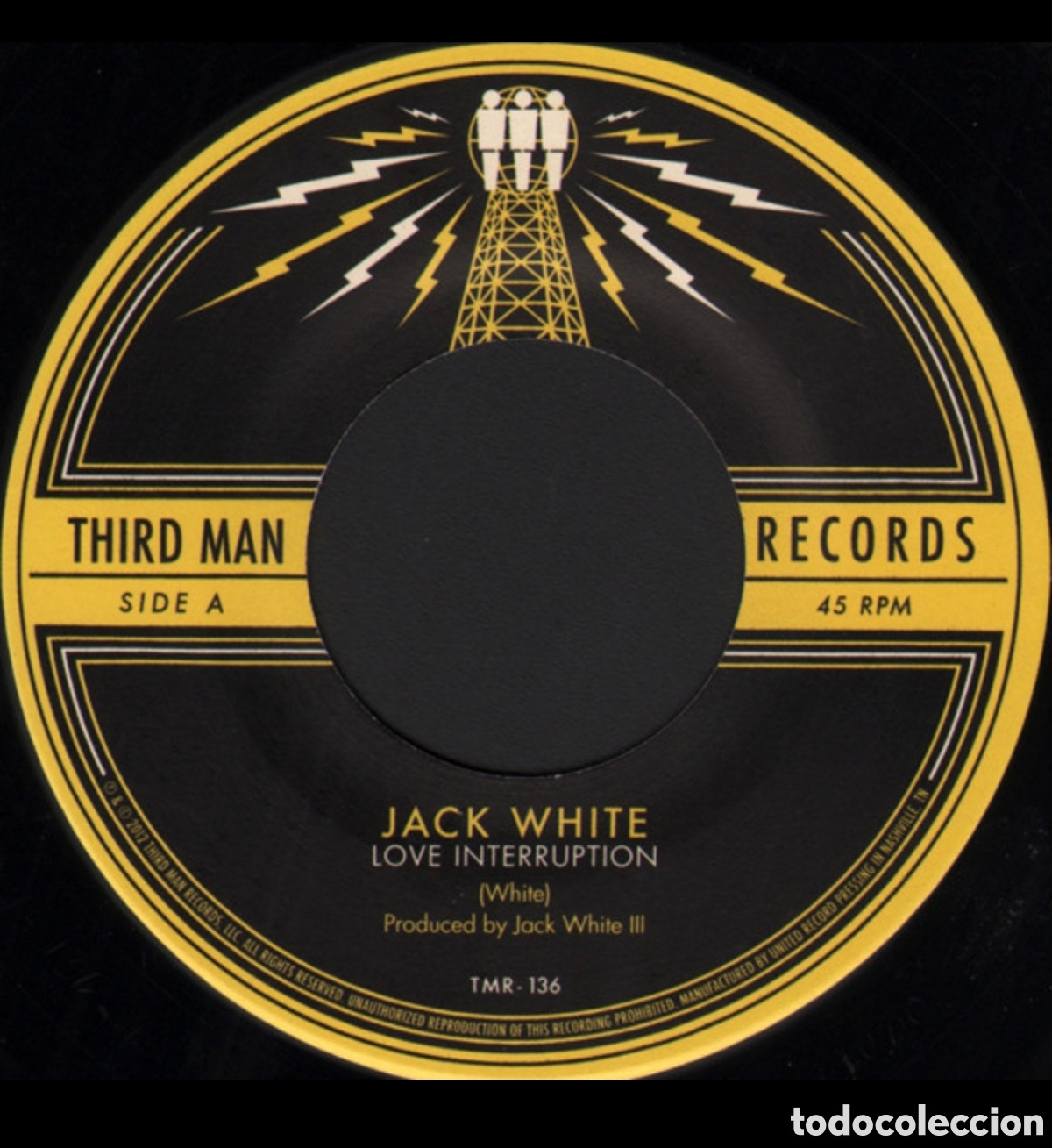 Discos de vinilo: Jack White: Love Interruption Single 7&rdquo; - Foto 3
