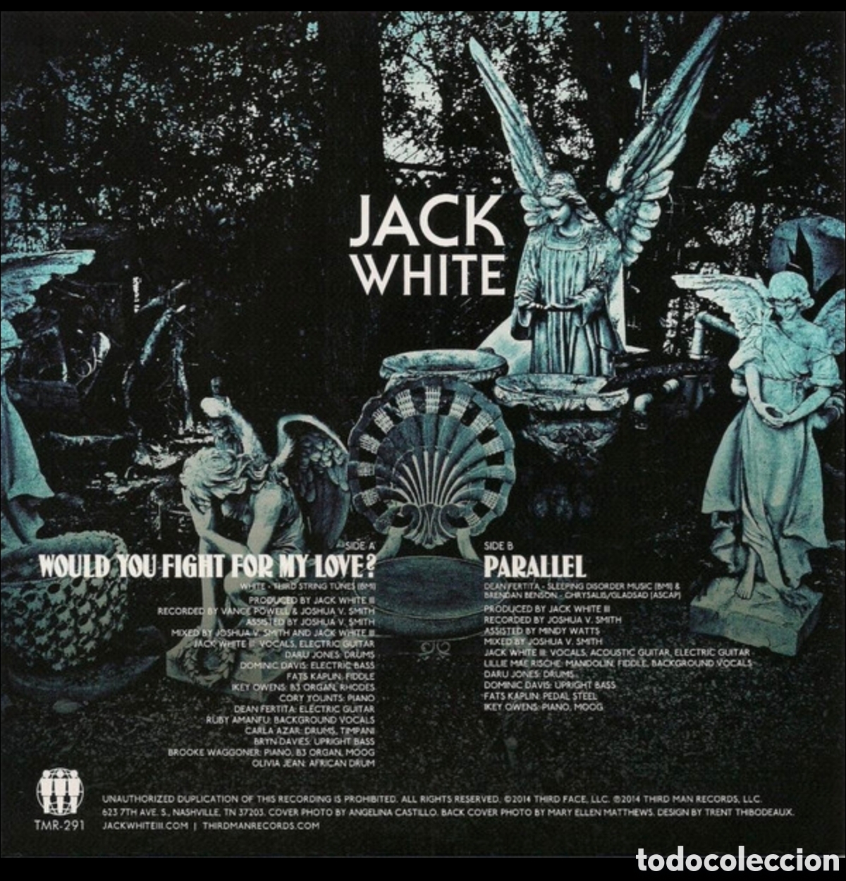 Discos de vinilo: Jack White: Would You Fight For My Love? 7&rdquo; 2014
