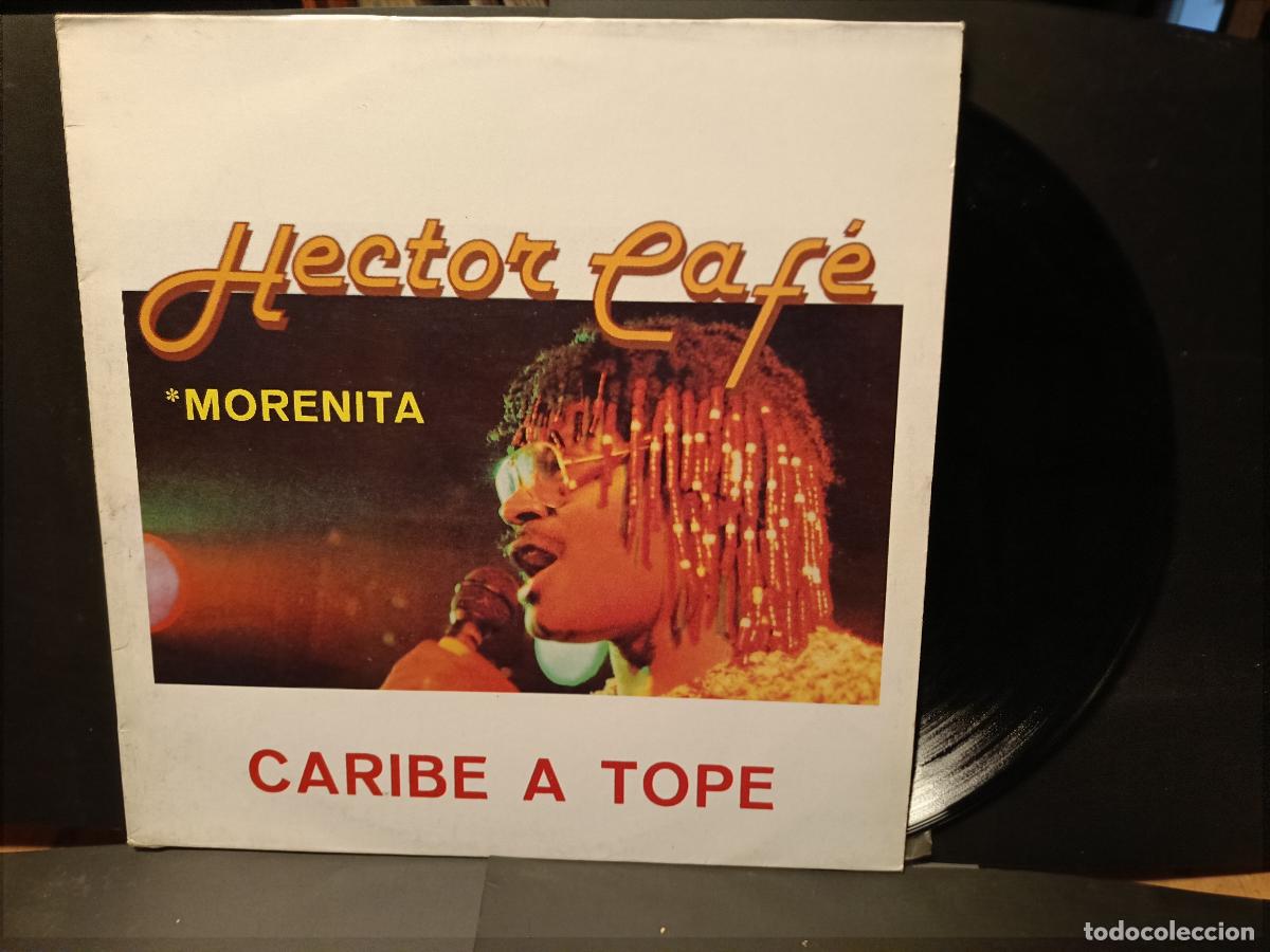 Discos de vinilo: HECTOR CAFE CARIBE A TOPE LP 1990 LADY ALICIA EDICION ESPA&Ntilde;OLA SPAIN LATIN PEPETO