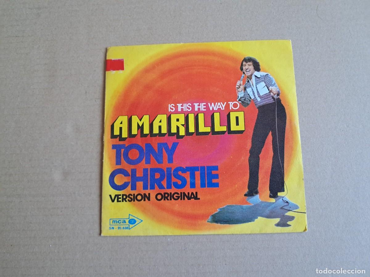 Discos de vinilo: TONY CHRISTIE - AMARILLO SINGLE 1972 EDICION ESPA&Ntilde;OLA