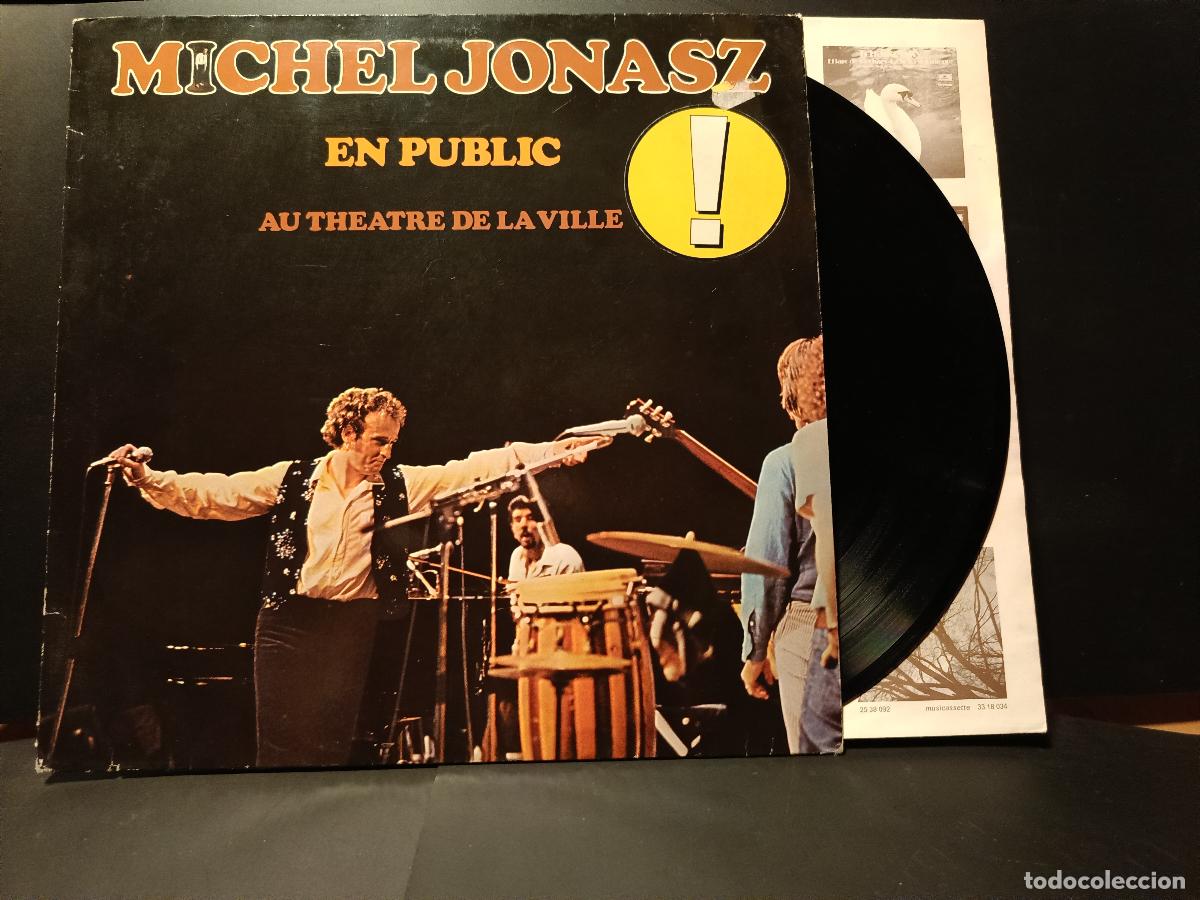 Discos de vinilo: Michel Jonasz, en public au theatre de la ville. Atlantic records 1978, PEPETO