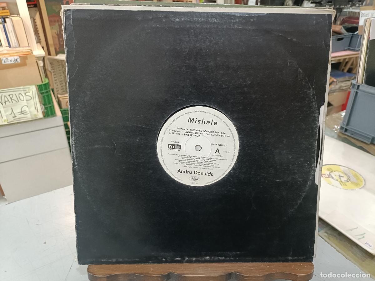 Discos de vinilo: Andru Donalds - Mishale - Maxi Single sello Metro Blue 1995