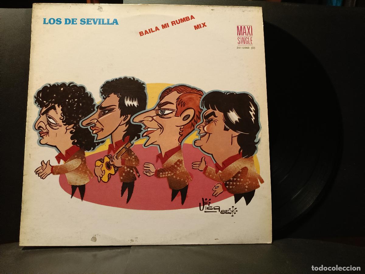 Discos de vinilo: LOS DE SEVILLA BAILA MI RUMBA MIX MAXI PEPETO