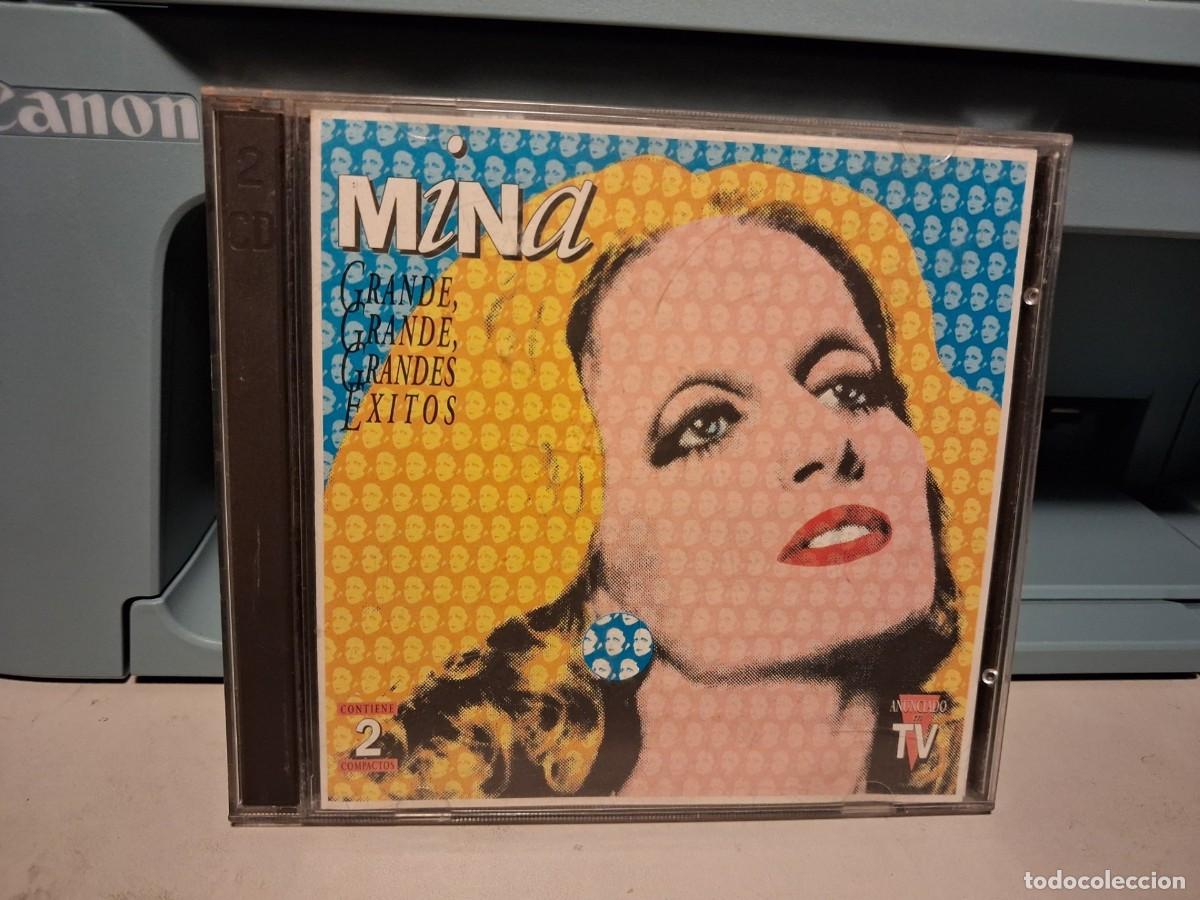 Discos de vinilo: DOBLE CD MINA GRANDES EXITOS EN ITALIANO Y ESPA&Ntilde;OL ( TEMAS DE SERRAT, PAOLO CONTE, BATTISTI, JOBIM )