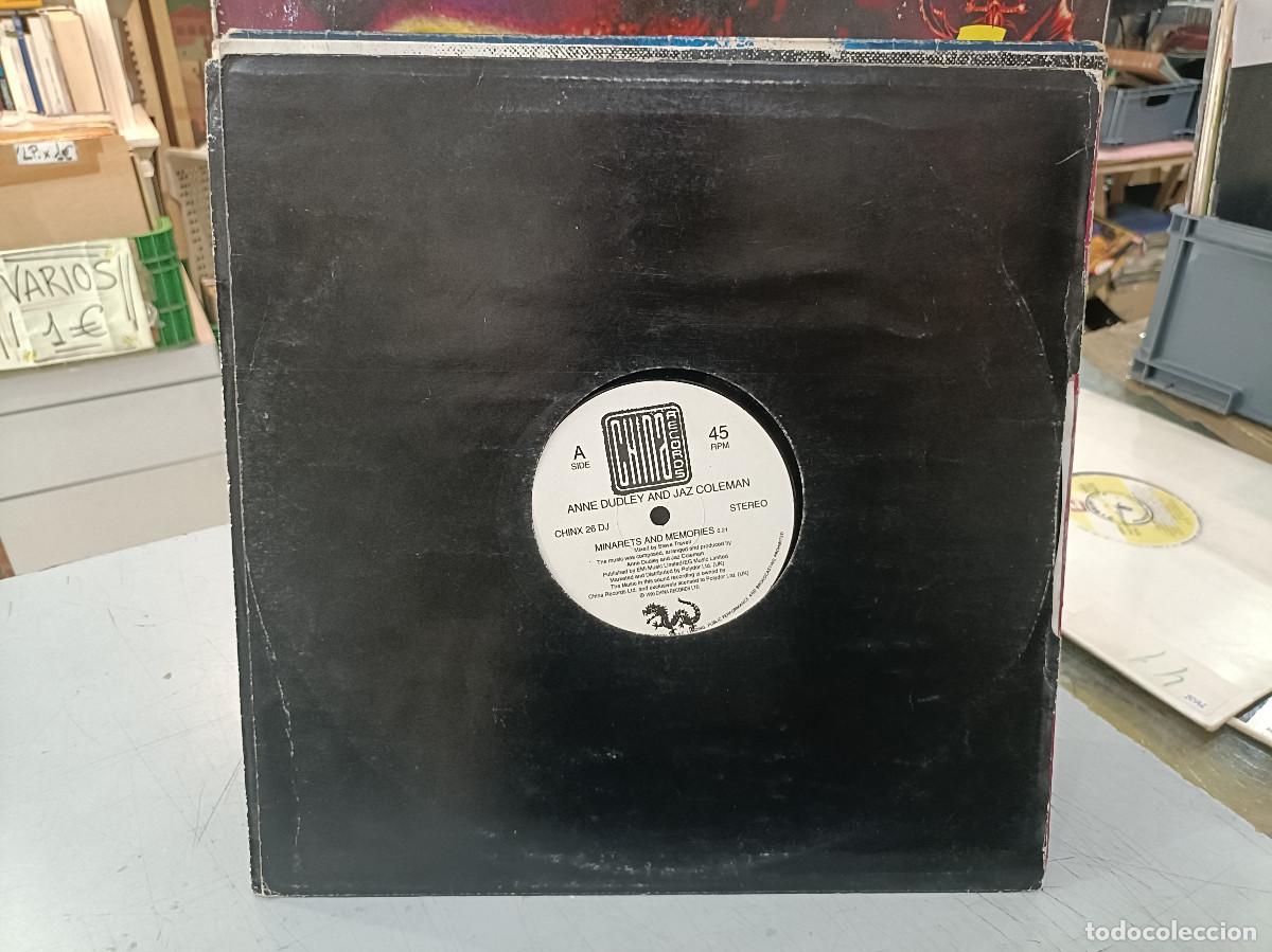 Discos de vinilo: Anne Dudley And Jaz Coleman - Minarets and Memories - Maxi Single China Records 1990