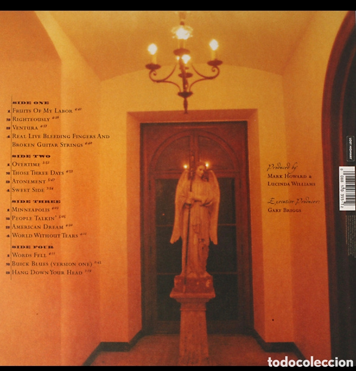Discos de vinilo: Lucinda Williams: World Without Tears 2Lps - Foto 2