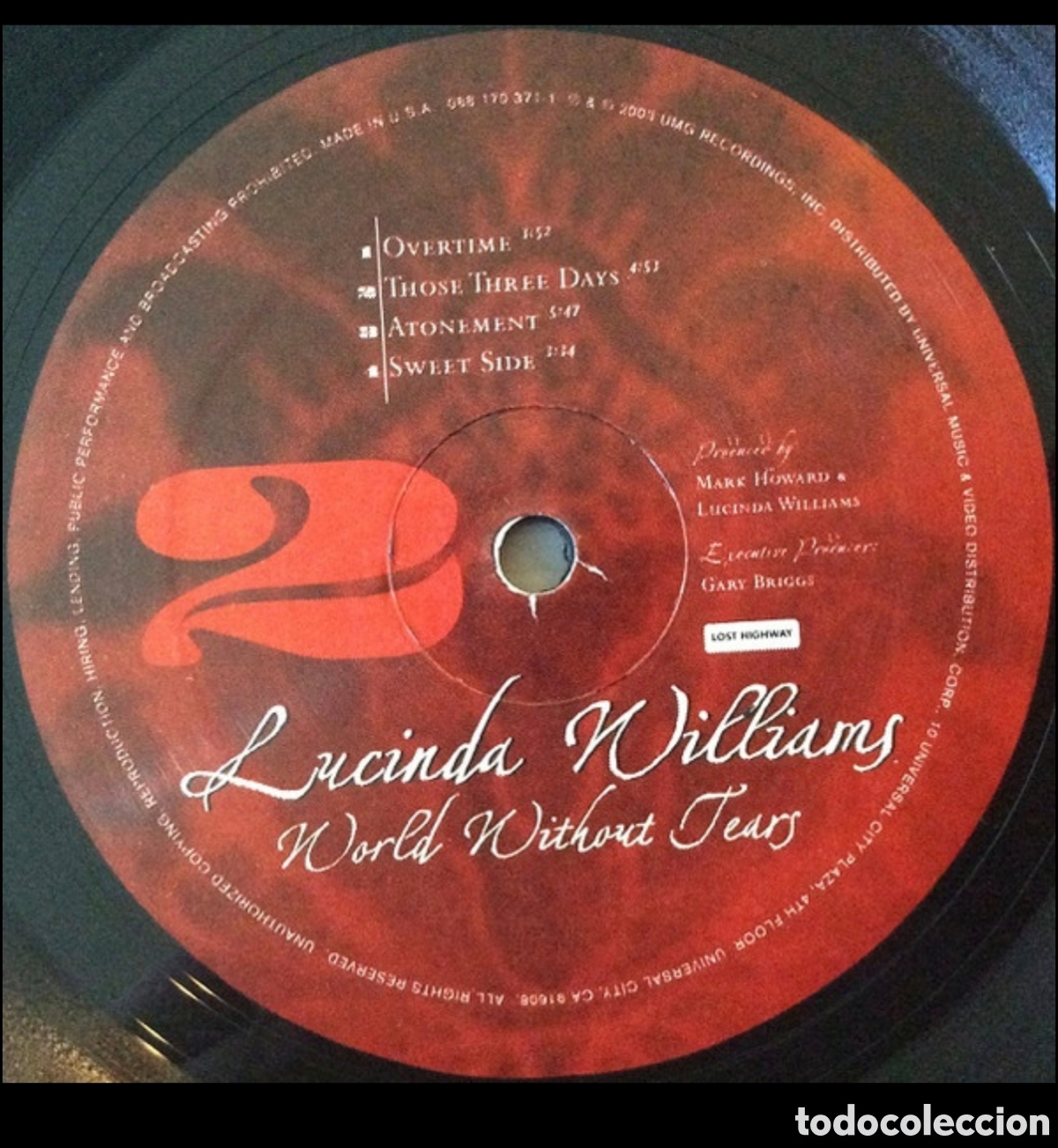 Discos de vinilo: Lucinda Williams: World Without Tears 2Lps - Foto 4