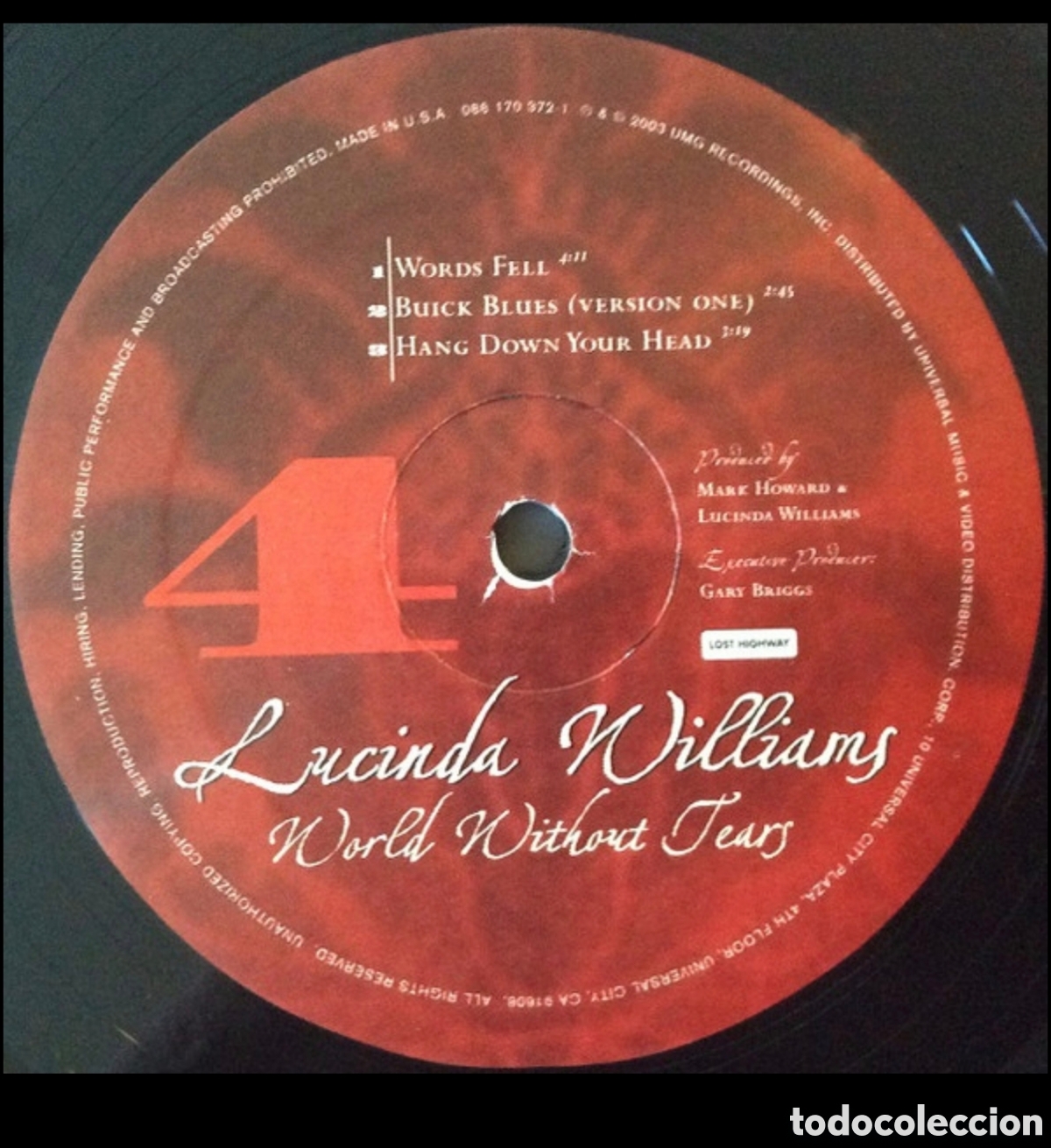 Discos de vinilo: Lucinda Williams: World Without Tears 2Lps - Foto 6