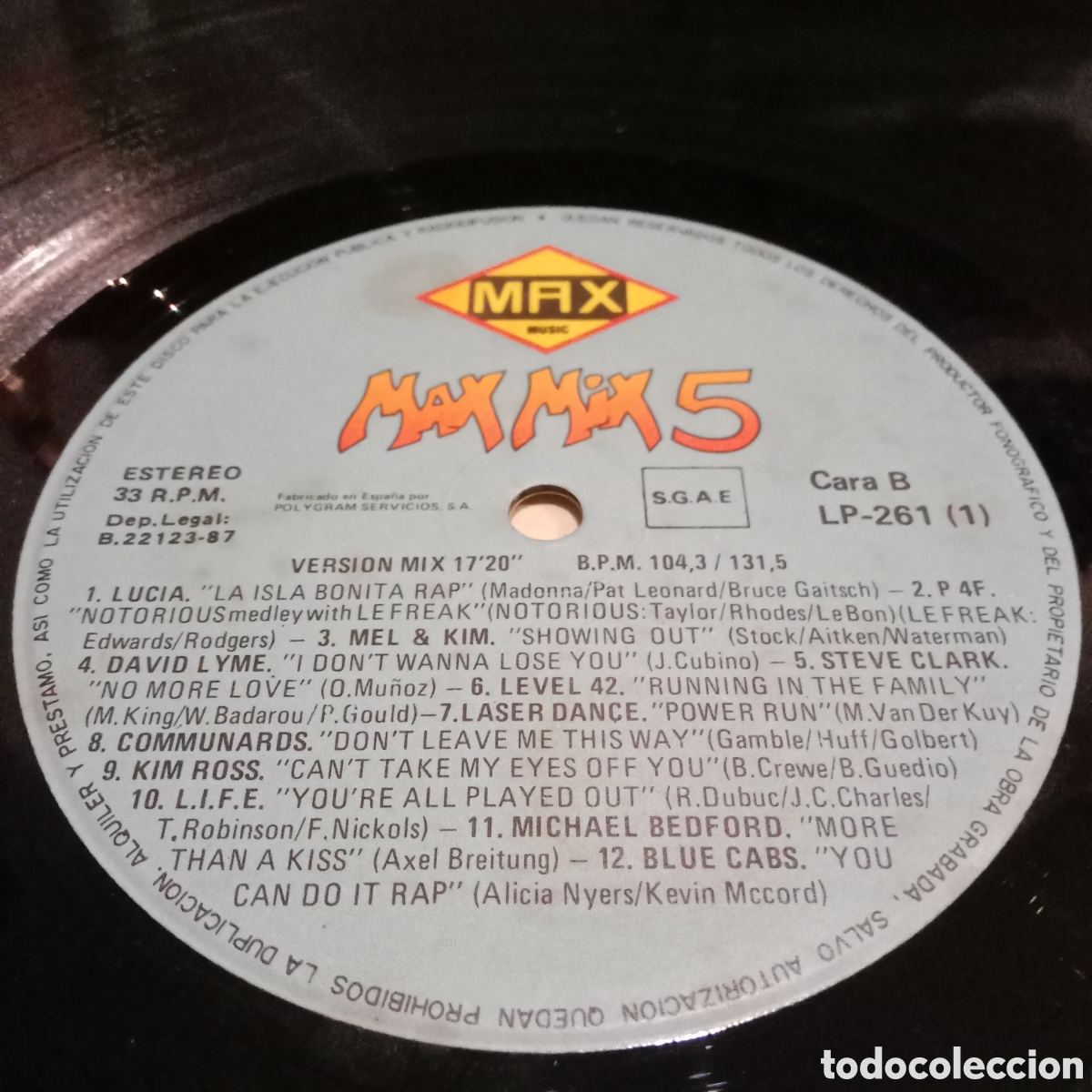 Discos de vinilo: Varios - Max Mix 5 (1 Parte) - Lp Doble Gatefold - Foto 6