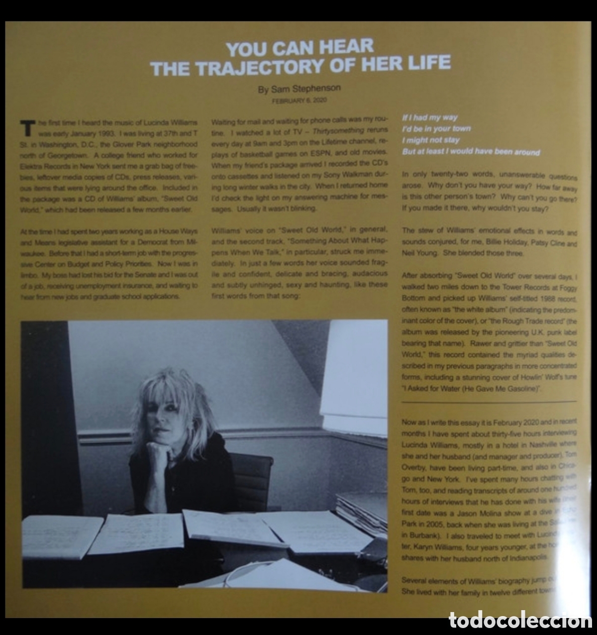 Discos de vinilo: Lucinda Williams: Good Souls Better Angles 2Lp - Foto 6