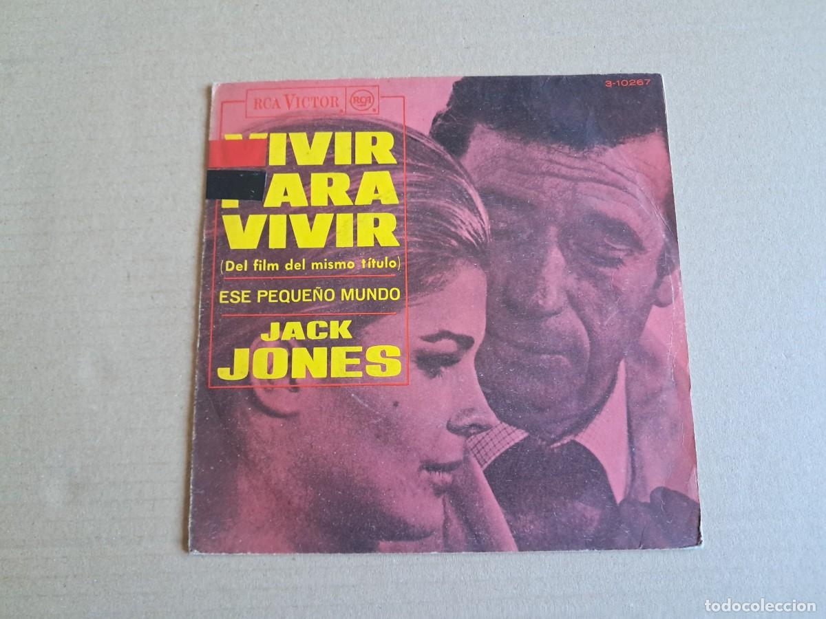 Discos de vinilo: JACK JONES - VIVIR PARA VIVIR SINGLE 1967 EDICION ESPA&Ntilde;OLA