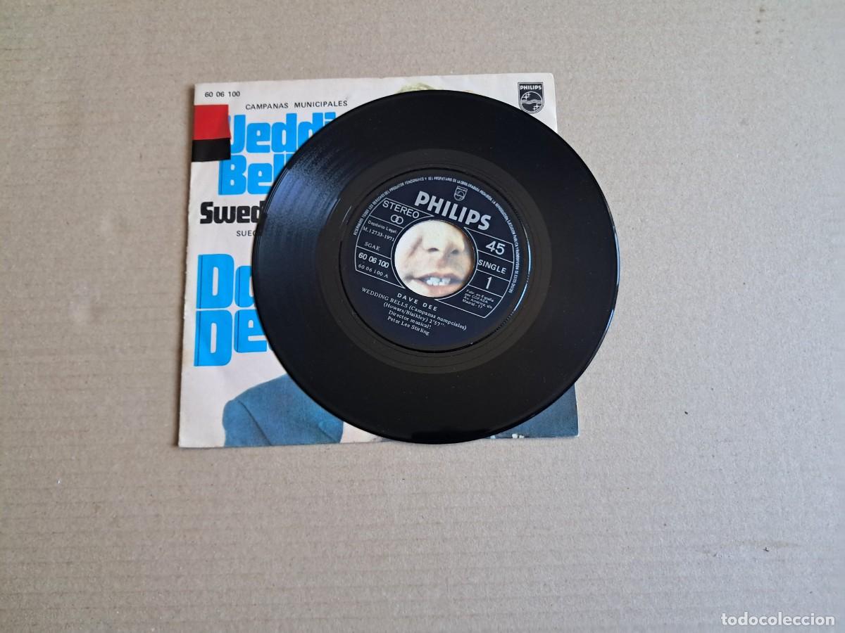 Discos de vinilo: DAVE DEE - WEDDING BELLS SINGLE 1971 EDICION ESPA&Ntilde;OLA - Foto 2