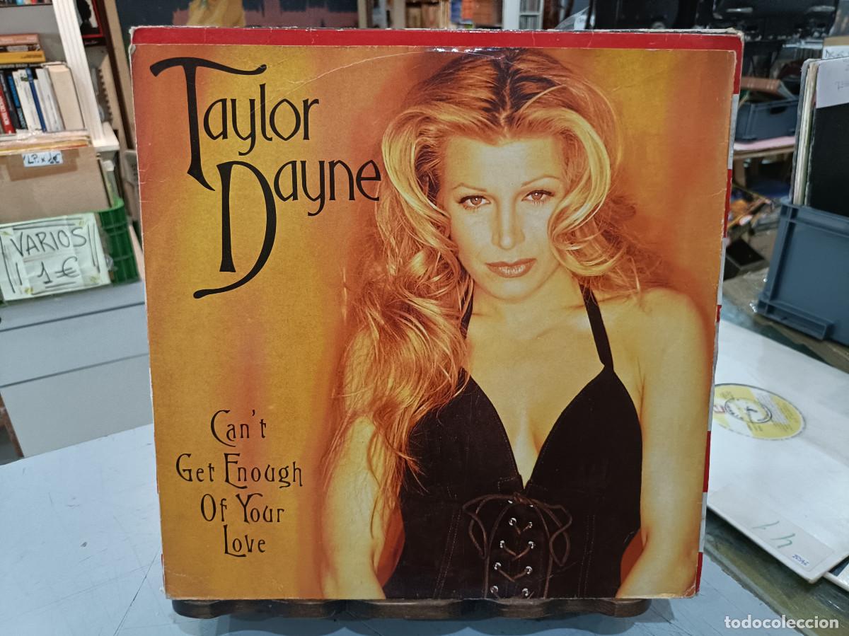 Discos de vinilo: Taylor Dayne - Can&acute;t get enough of your love - Maxi Single sello Arista 1993