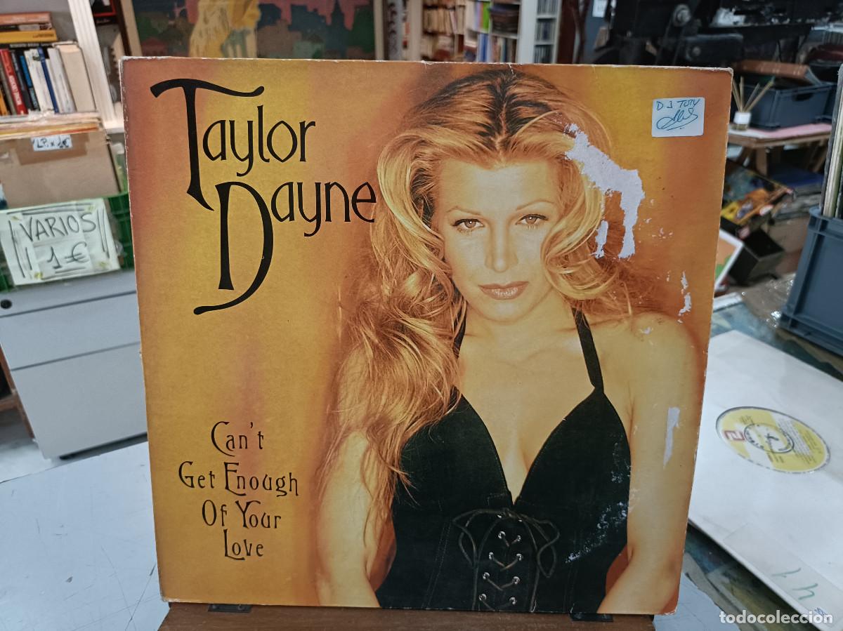 Discos de vinilo: Taylor Dayne - Can&acute;t get enough of your love - Maxi Single sello Arista 1993