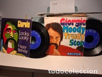 Discos de vinilo: 2 SINGLES DE GIORGIO MORODER : LOCKY, LOCKY + MOODY TRUDY