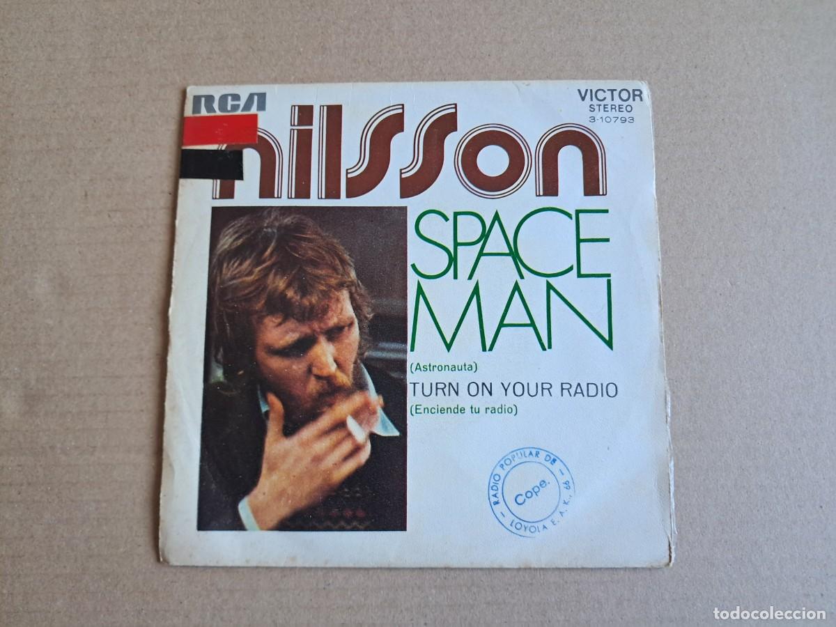 Discos de vinilo: NILSSON - SPACE MAN SINGLE PROMOCIONAL 1972 EDICION ESPA&Ntilde;OLA