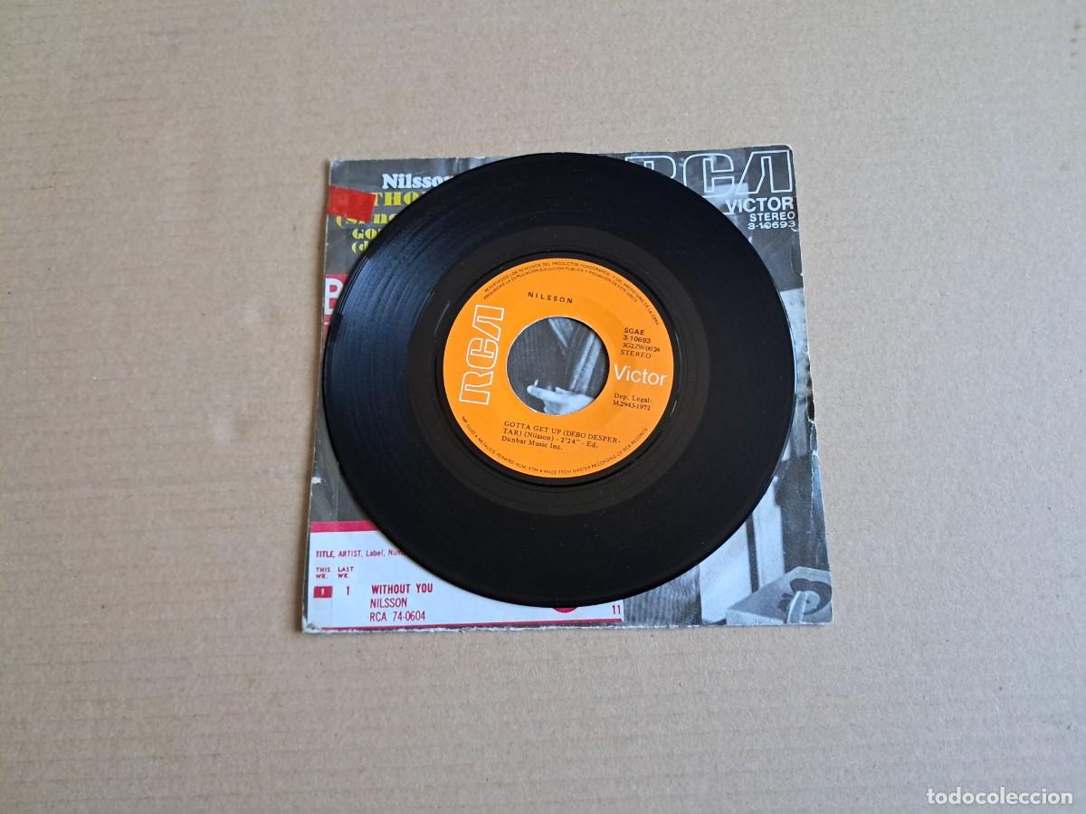 Discos de vinilo: NILSSON - WITHOUT YOU SINGLE 1972 EDICION ESPA&Ntilde;OLA - Foto 2