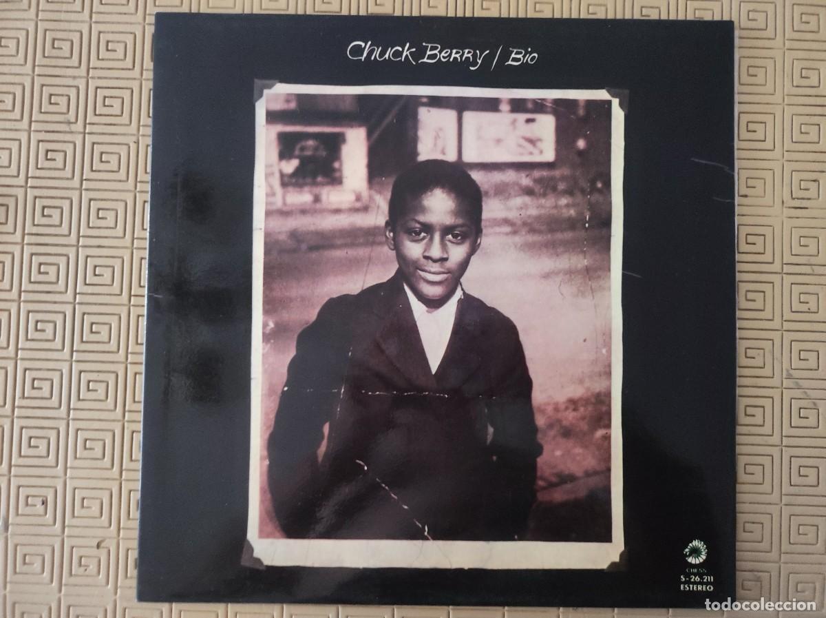 Discos de vinilo: Chuck berry - bio (vinilo lp 1974 - edici&oacute;n espa&ntilde;ola movieplay)