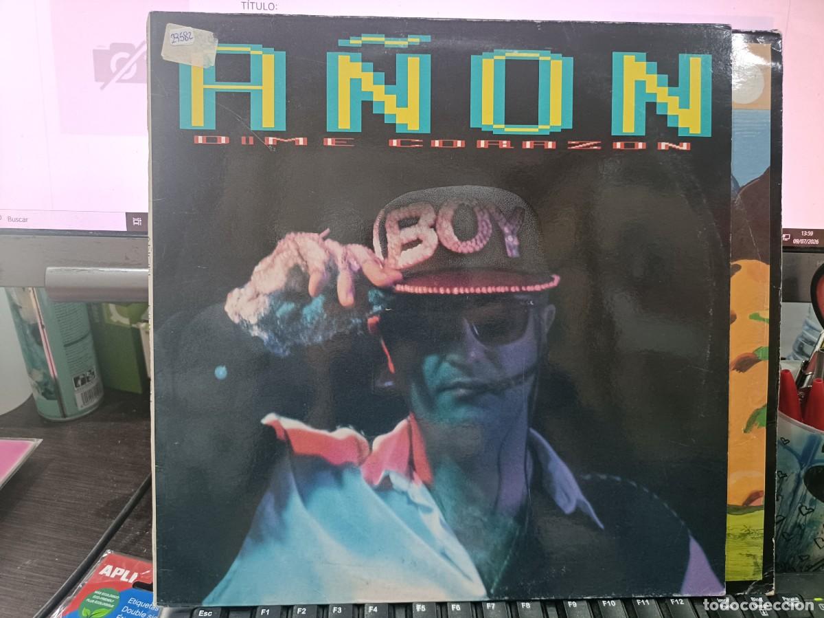 Discos de vinilo: A&ntilde;on - Dime Coraz&oacute;n - Maxi Single del sello EMI de 1991