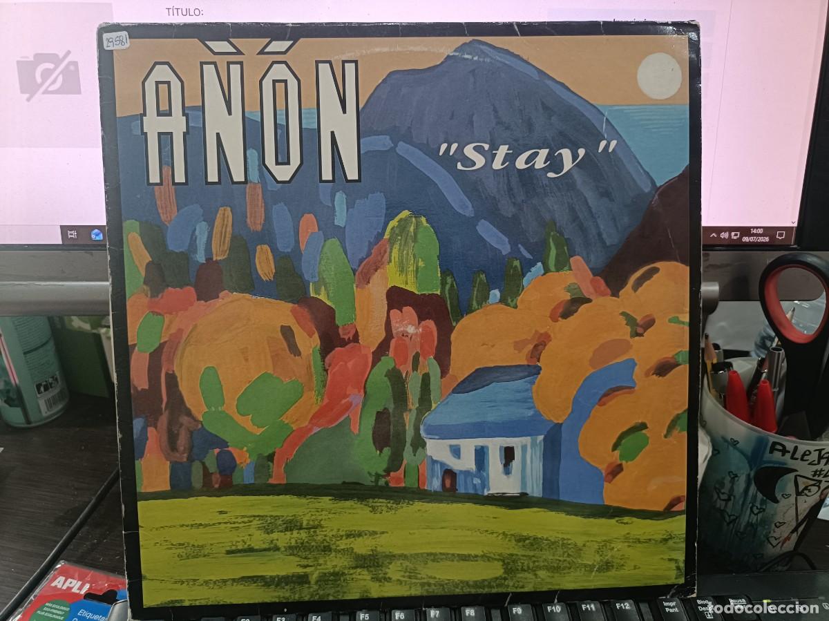 Discos de vinilo: A&ntilde;on - Stay - Maxi Single del sello EMI de 1992