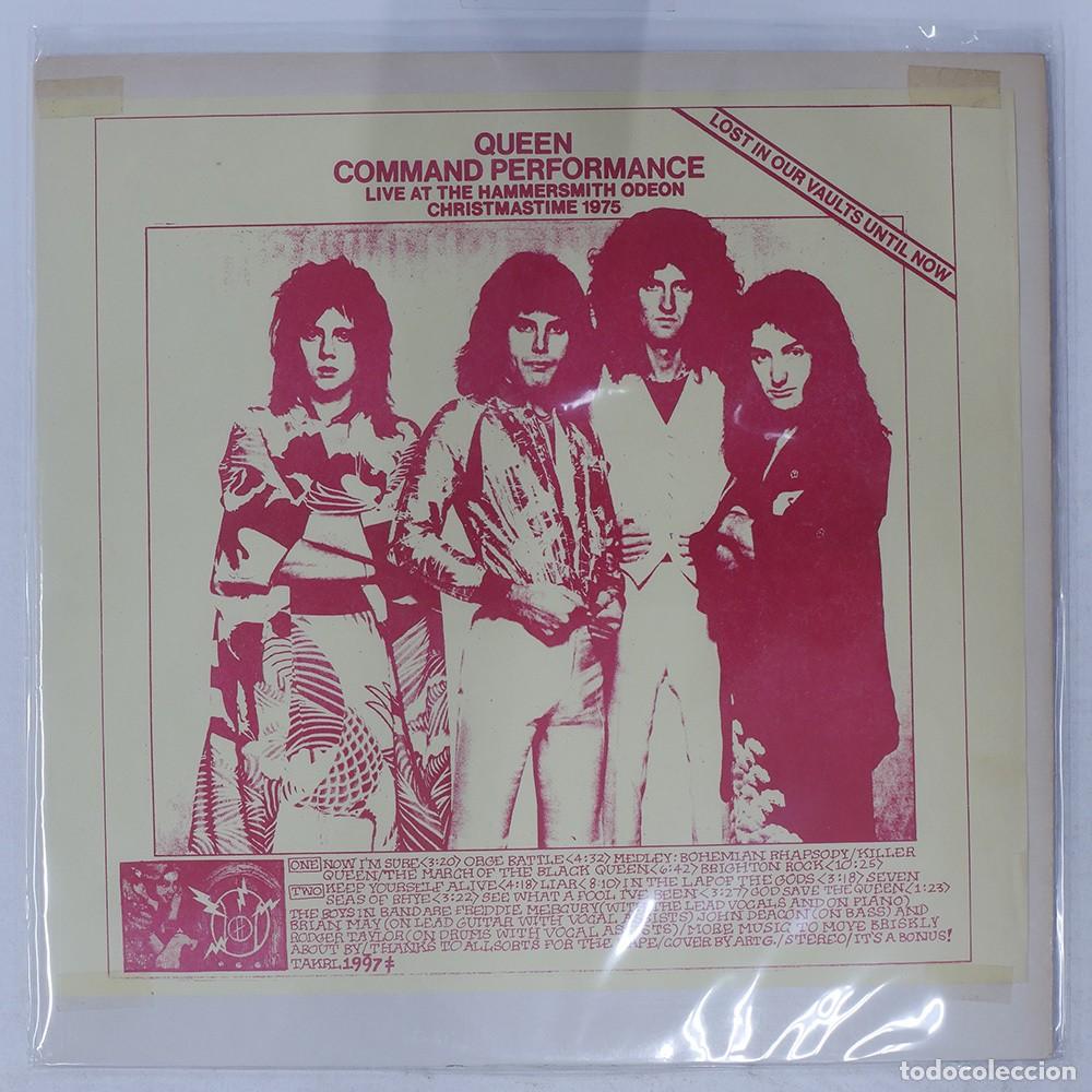 Discos de vinilo: Queen Command Performance live 1975, Usa pressing black vinyl hard to find!!