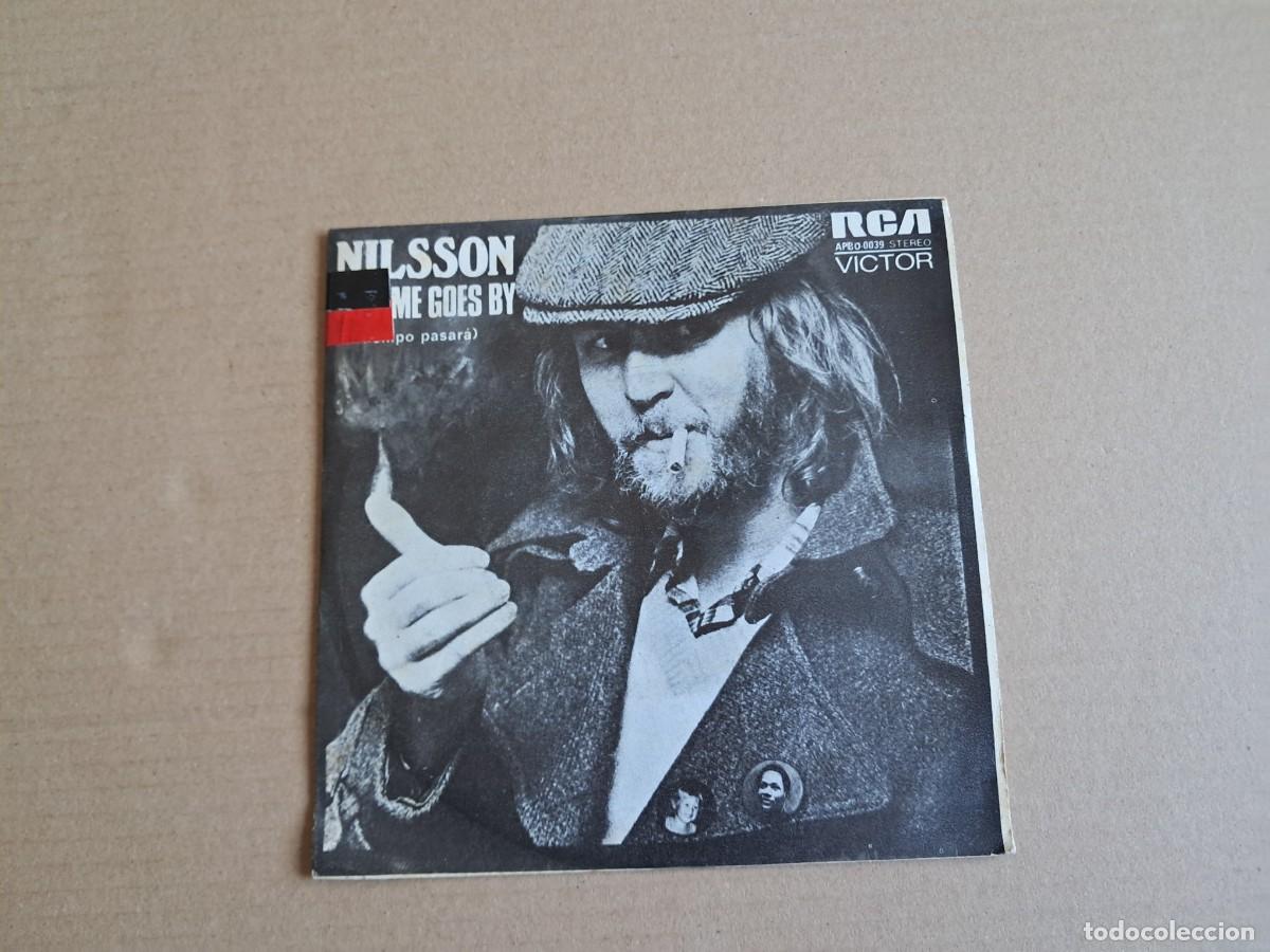 Discos de vinilo: NILSSON - AS TIME GOES BY SINGLE PROMOCIONAL 1973 EDICION ESPA&Ntilde;OLA