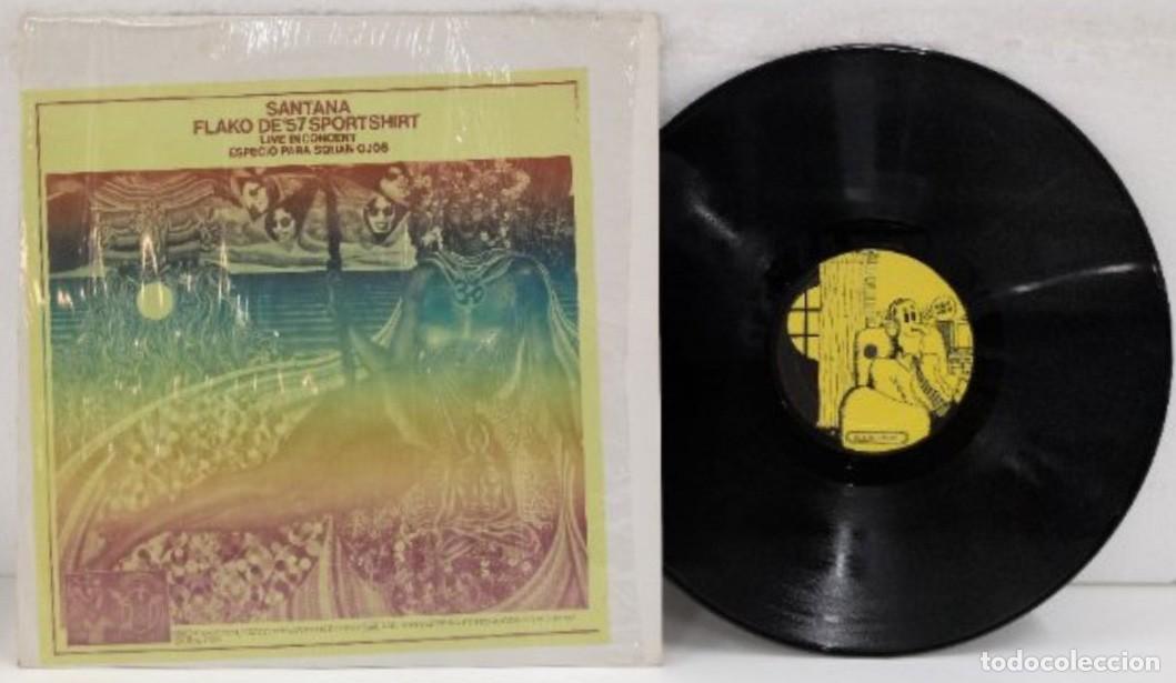 Discos de vinilo: Santana Flako de '57 Sportshirt live 1971 Usa pressing very very hrd to find!!!