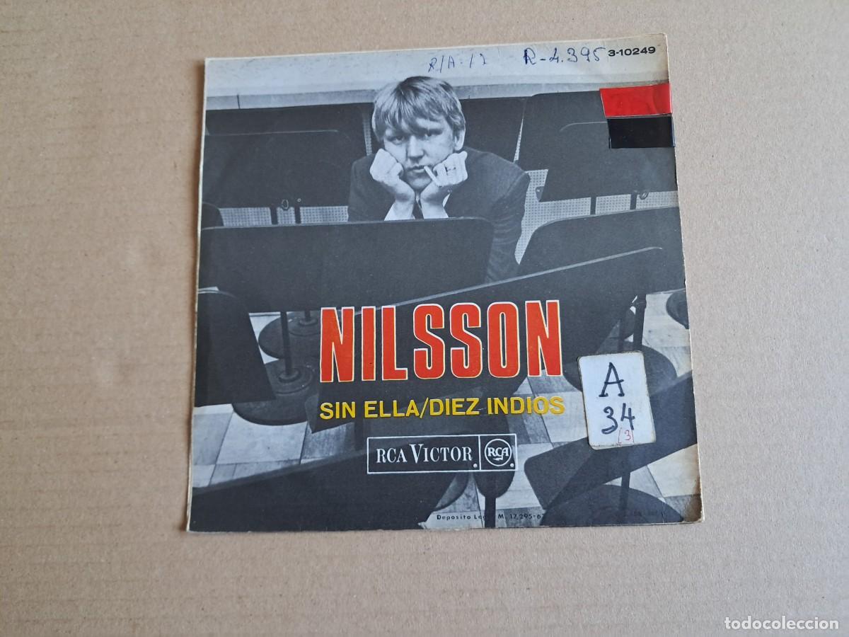 Discos de vinilo: NILSSON - SIN ELLA SINGLE 1967 EDICION ESPA&Ntilde;OLA - Foto 3