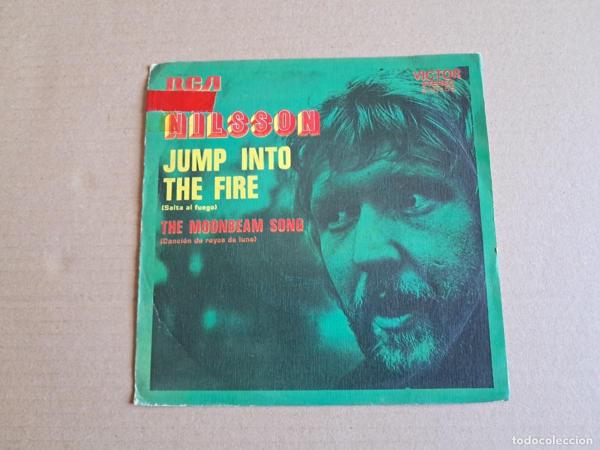 Discos de vinilo: NILSSON - JUMP INTO THE FIRE SINGLE PROMOCIONAL 1972 EDICION ESPA&Ntilde;OLA