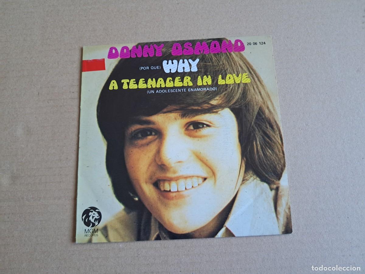 Discos de vinilo: DONNY OSMOND - WHY SINGLE 1972 EDICION ESPA&Ntilde;OLA