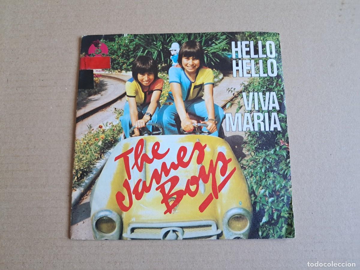 Discos de vinilo: THE JAMES BOYS - HELLO HELLO SINGLE 1974 EDICION ESPA&Ntilde;OLA