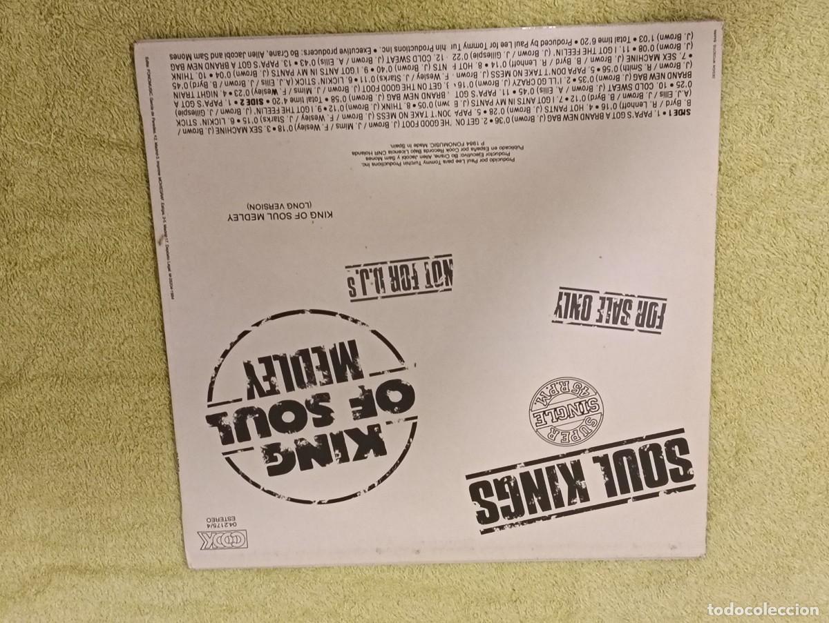 Discos de vinilo: Maxi 12&rdquo; Soul Kings - King Of Soul Medley (Long Version) 1984 - Cool Rock / Fonomusic