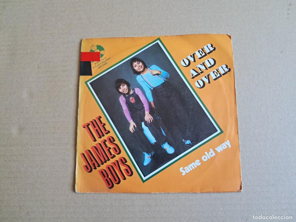 Vinyl-Schallplatten: THE JAMES BOYS - OVER AND OVER SINGLE 1973 EDICION ESPA&Ntilde;OLA
