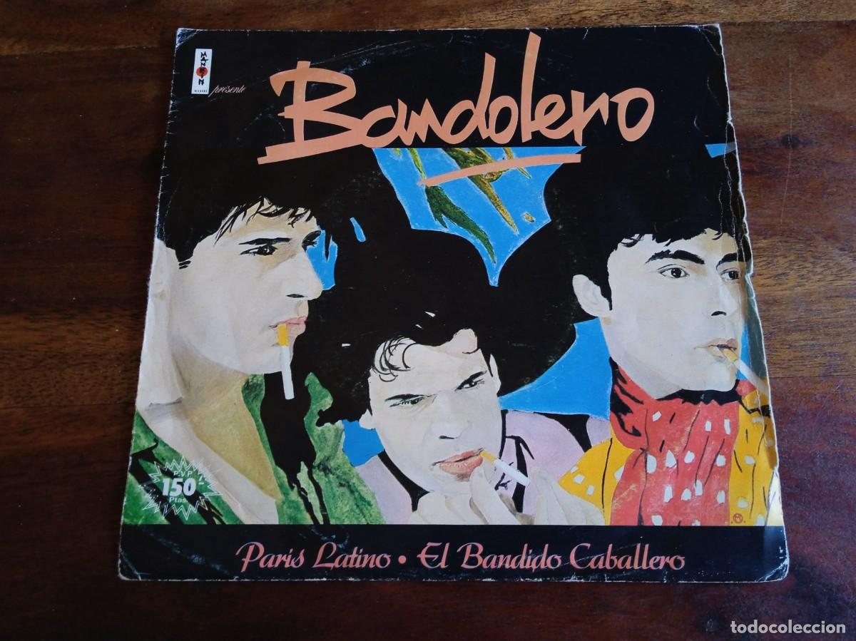 Discos de vinilo: Bandolero - Paris Latino, El bandido caballero - Single original Virgin Ariola 1993