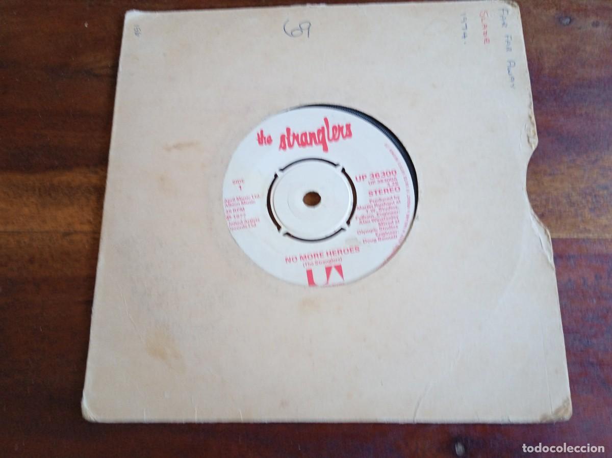 Discos de vinilo: The Stranglers - No more heroes, In the shadows - Single original United Artists UK 1977