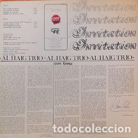 Discos de vinilo: Invitation - Al Haig Trio - Foto 2