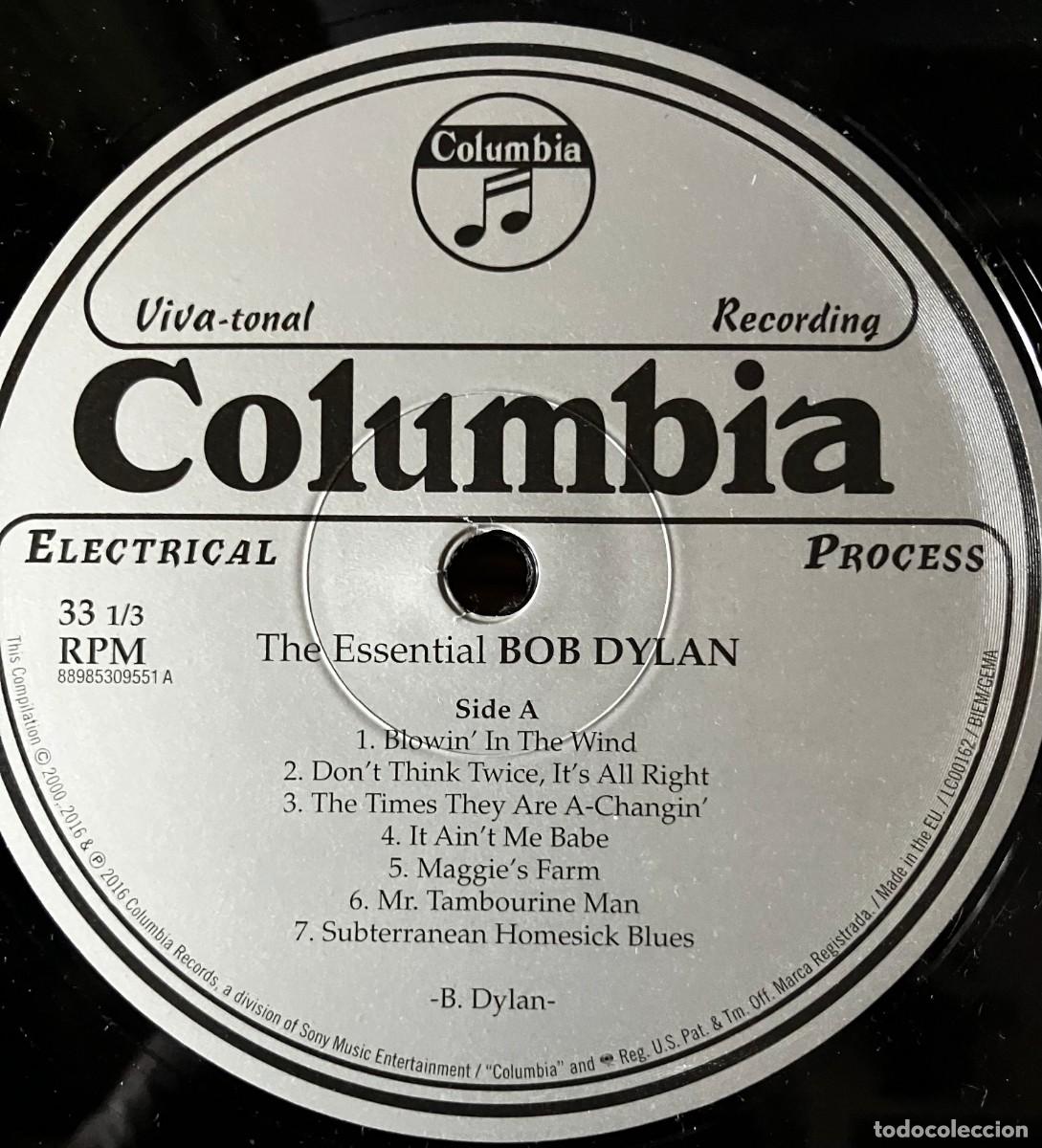 Discos de vinilo: THE ESSENTIAL BOB DYLAN, 2LPs edic EU 2016 - Foto 3