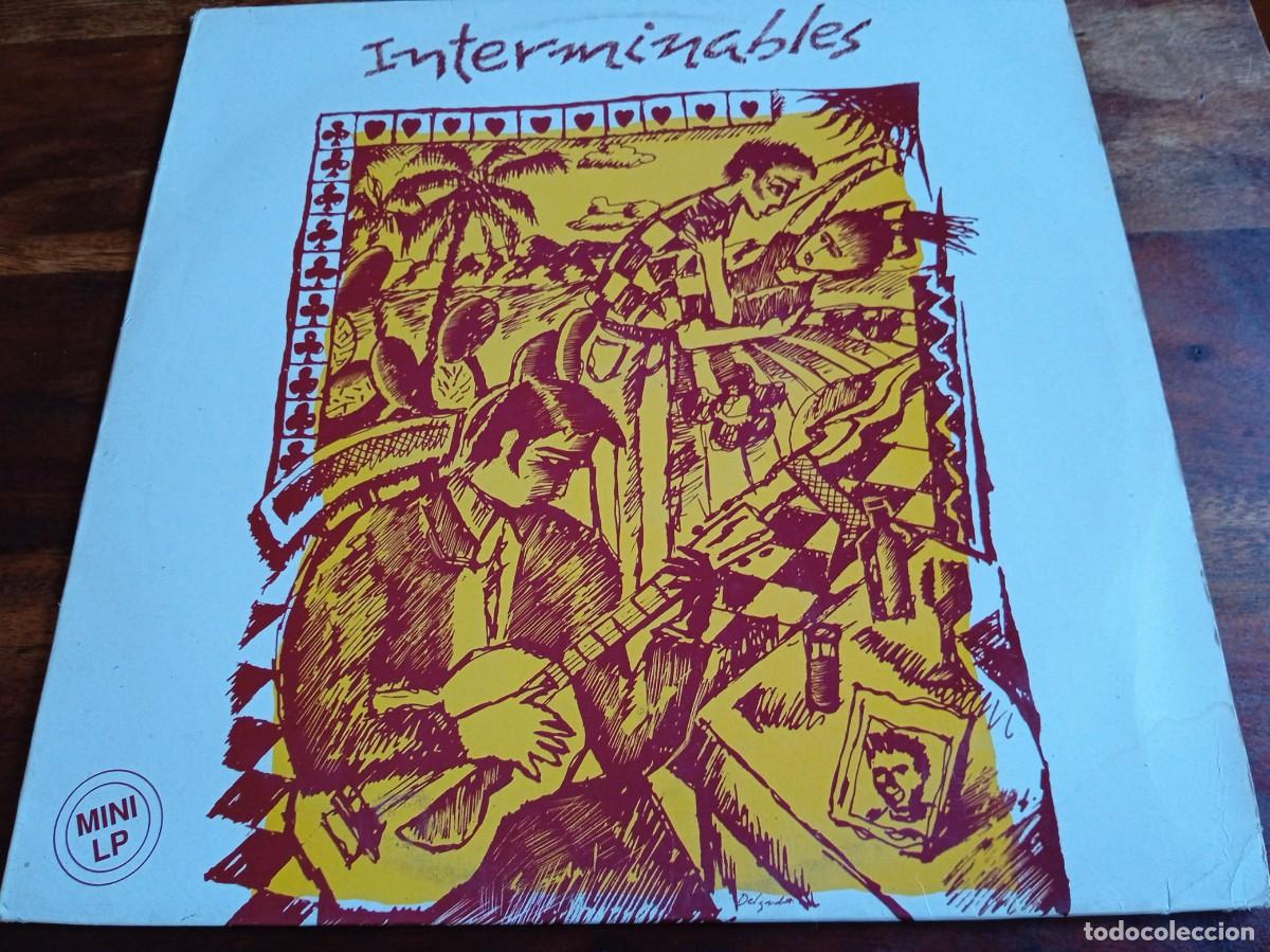 Discos de vinilo: Interminables - Bourbon y mujeres - MiniLp original Espectacular Producciones1990 buen estado