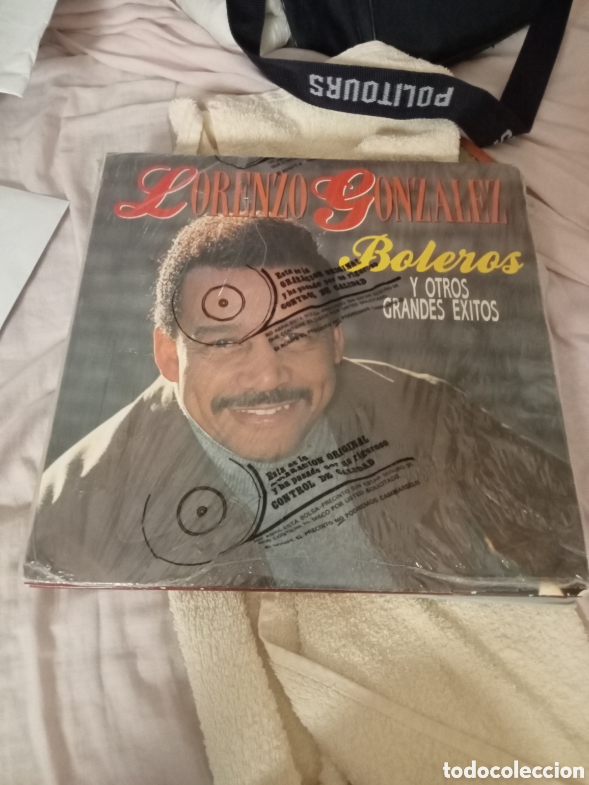Discos de vinilo: Lorenzo Gonz&aacute;lez boleros y otros grandes &eacute;xitos disco doble