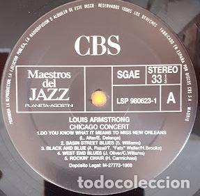 Discos de vinilo: Louis Armstrong - Louis Armstrong - Foto 3