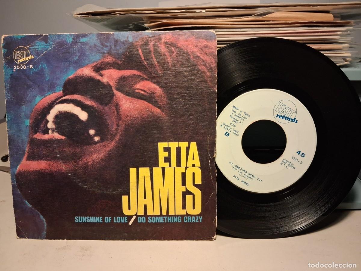 Discos de vinilo: SINGLE ETTA JAMES : SUNSHINE ON LOVE + 1 - Foto 1