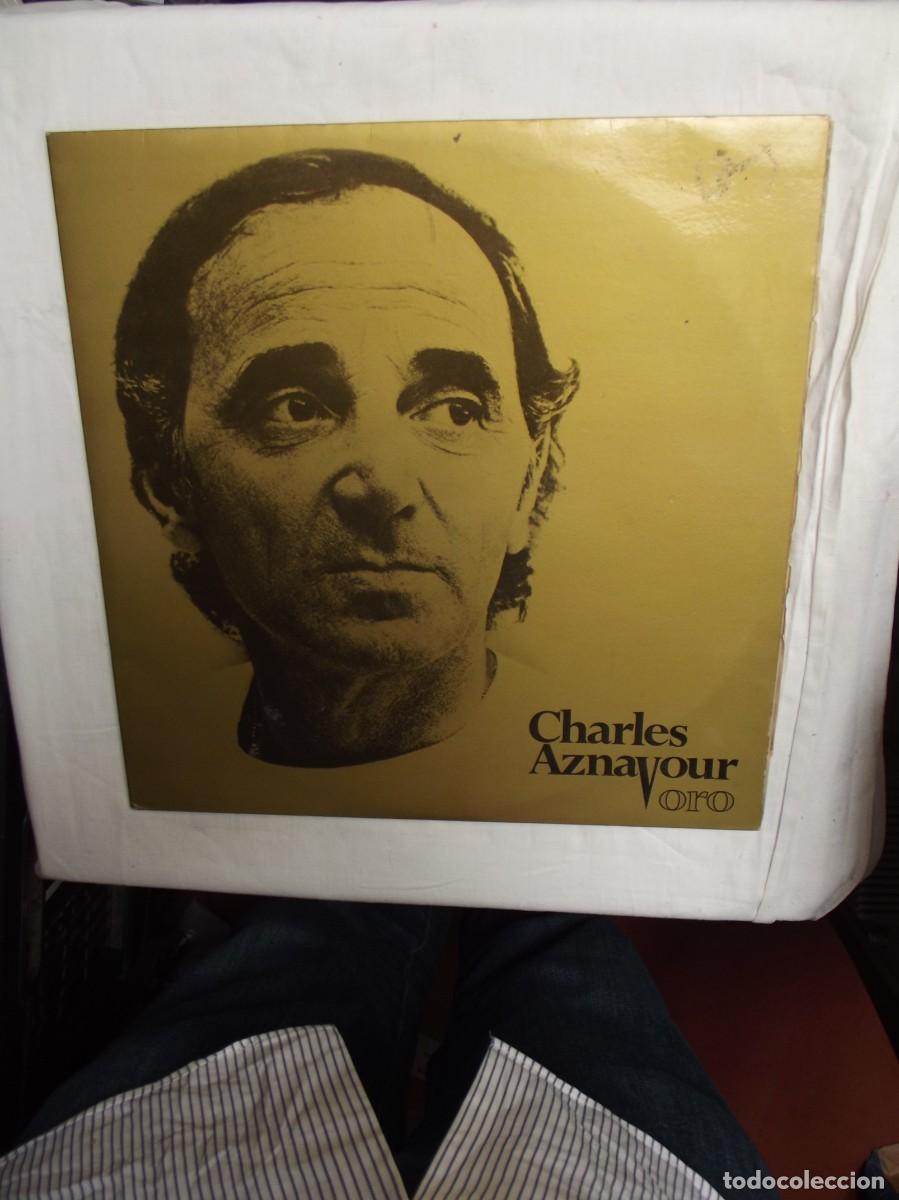 Discos de vinilo: LP CHARLES AZNAVOUR ORO ( SIN PROBAR )
