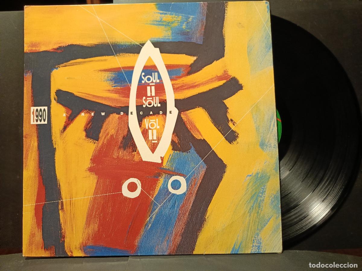 Discos de vinilo: Soul II Soul &ndash; Vol. II - 1990 A New Decade - LP VIRGIN 1990 - ELECTRONICA DISCO - FUNK SOUL pepeto