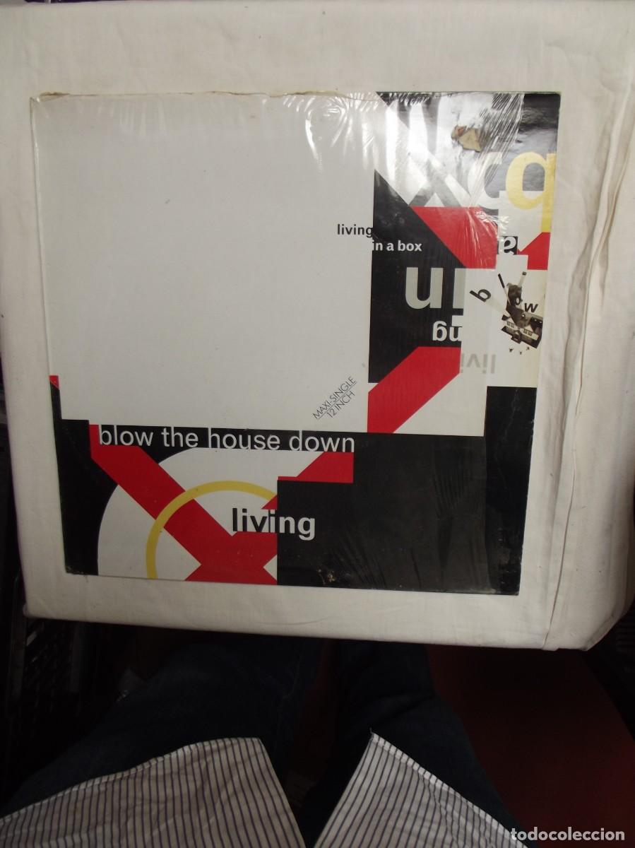 Discos de vinilo: MAXI SINGLE LIVINGIN A BOX BLOW THE HOUSE DOWN ( SIN PROBAR )