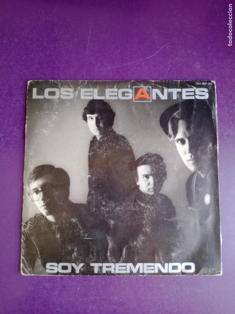 Discos de vinilo: Los Elegantes &ndash; Soy Tremendo - SG zafiro 1985 - MOD POP 80'S - MUY POCO USO - VERSION ROCKY ROBERTS