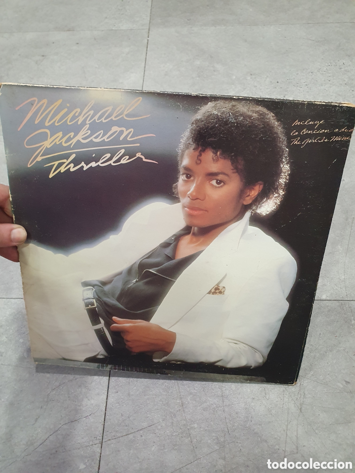 Vinyl records: SALIDA 0.01&euro;. LP. Michael Jackson. Thriller. Con encarte.