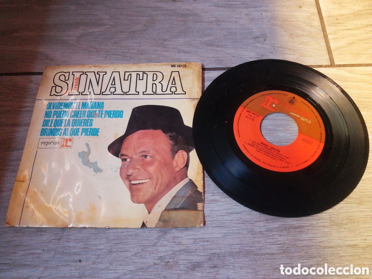 Discos de vinilo: FRANK SINATRA - OLVIDEMOS EL MAŃANA - EP - SPAIN - HISPAVOX - LE -