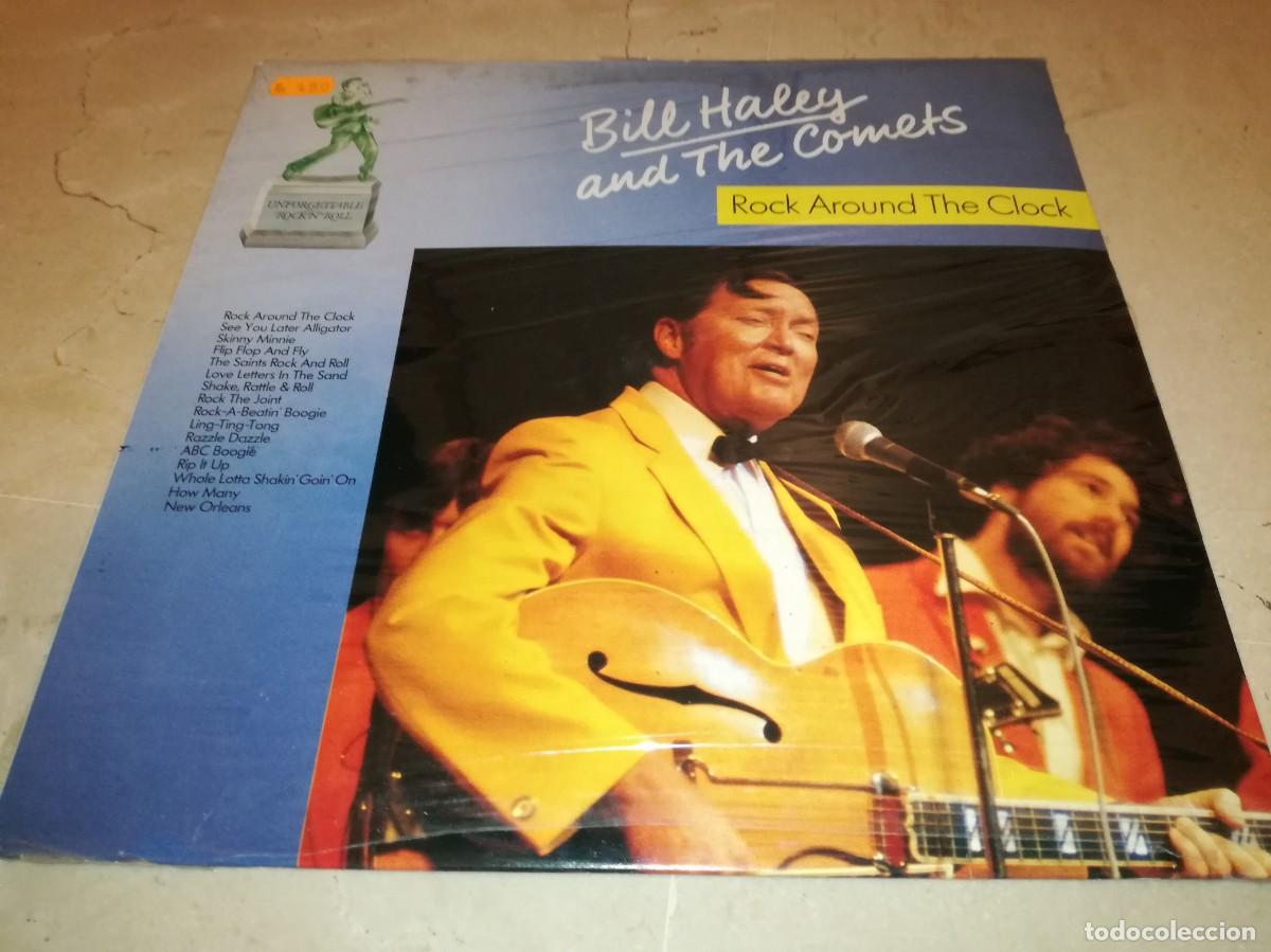 Discos de vinilo: BILL HALEY AND THE COMETS-ROCK AROUND THE CLOCK-PRECINTADO SIN ABRIR